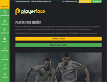 Tablet Screenshot of playerface.net